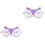 2Ud Morado De Material Duradero Para Y 3