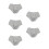 5Pièces Sous-Vêtements Coton Triangle Ouverture Rapide 6