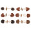 24Pairs Assorted Resin Toggle Buttons for Coat DIY Sewing and Jackets 2