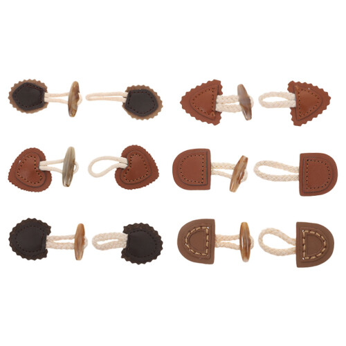 24Pairs Assorted Resin Toggle Buttons for Coat DIY Sewing and Jackets 1