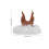 Décor Tête Cerf Tissu Pour 2