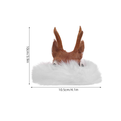 Décor Tête Cerf Tissu Pour 1