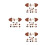 24Pairs Assorted Resin Toggle Buttons for Coat DIY Sewing and Jackets 10