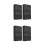 4Pièces De Mousse Noires En Epe Pour Aménagement Et 10