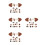 24Pairs Assorted Resin Toggle Buttons for Coat DIY Sewing and Jackets 5