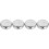 4Pcs Loud Motorcycle Horn Cover Silver Plastic Grill Replacement 6