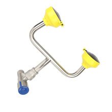 Robinet de station d'irrigation d'urgence pour lavage des yeux, fixation sur robinet, usine fiable, laboratoire, bureau, lavage des yeux, A