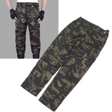 Work Pants Chemical Fiber Wear-Resistant Black Camouflage Size 52–54