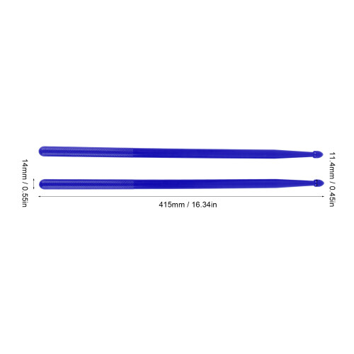 2PCS Nylon Drumsticks for Percussion, Purple, Portable and Durable 1