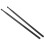 2PCS Black Nylon Drum Sticks for Percussion, Portable, Durable 9