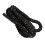 Gewichteter Springseil 25mm x 3m Schwarz Gold Polyester Schweres Springseil 10