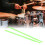 2PCS Grass Green Nylon Drumsticks for Percussion Instruments 45cm 13