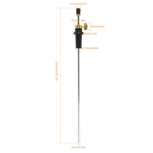 Stainless Steel Adjustable Cello End Pin Support Rod for Stable Play 1