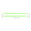2PCS Grass Green Nylon Drumsticks for Percussion Instruments 45cm 2