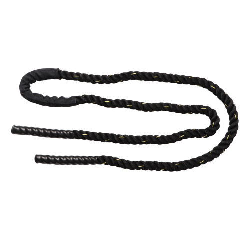 Gewichteter Springseil 25mm x 3m Schwarz Gold Polyester Schweres Springseil 2