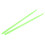 2PCS Grass Green Nylon Drumsticks for Percussion Instruments 45cm 16