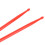 2PCS Nylon Drum Sticks Red Portable Replacement Percussion Rods 10
