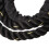 Gewichteter Springseil 25mm x 3m Schwarz Gold Polyester Schweres Springseil 8