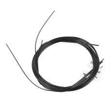 Schwarze Nylon-Ukulele-Saiten, warmer, voller Klang, universaler Ersatz