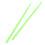 2PCS Grass Green Nylon Drumsticks for Percussion Instruments 45cm 11