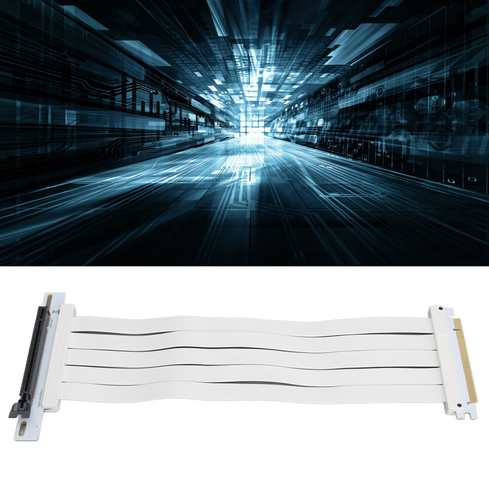 Pcie4.0 X16 Riser Cable 11.8In Vertical High Speed For Gpu 7891375145303