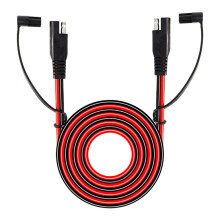Solución de extensión potente, cargador de baterías de plomo-ácido con cable de 7,6 metros (25 pies) con conectores SAE universales, que ofrece