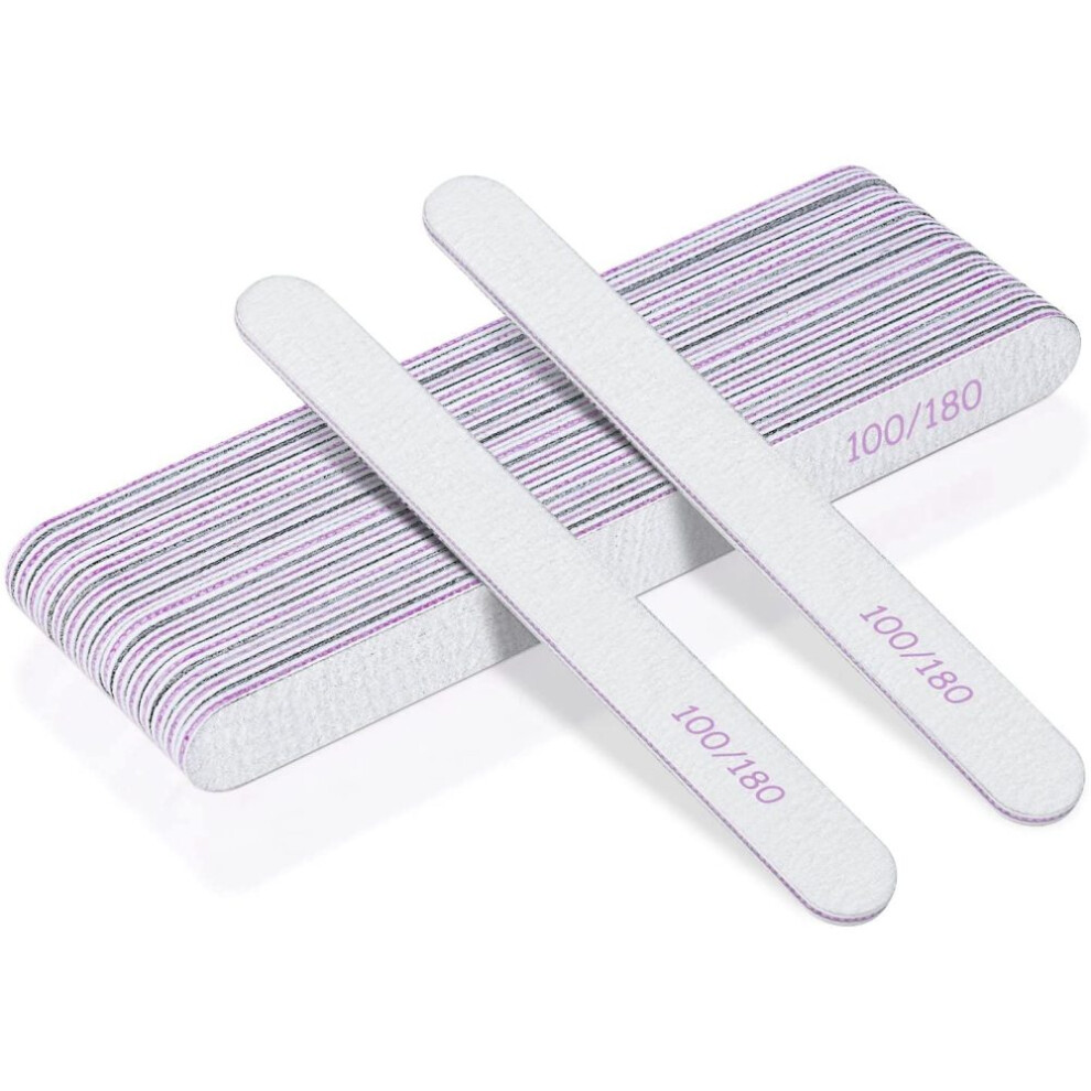 Reusable Emery Boards For Heavy Duty Nail Files And Ergonomic Design, Curved Design Nail Files 15PCS