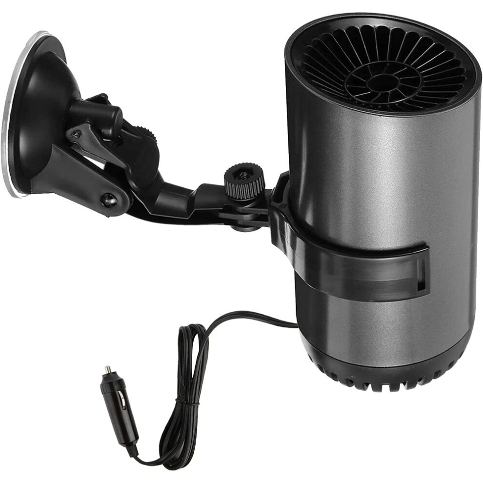 Vehicle Climate Companion, Rapid Heat & Cool Air Vent, 360-Degree Swivel Defrost Defogger Device For Safe Winter Drives, Car Cabin Comfort Aid With 9448196607817
