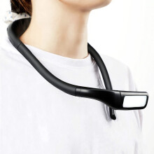 Lampada da lettura a LED per il collo Eye Caring, lampada tubolare portatile in silicone con regolazione continua dell'intensità luminosa, design