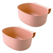 Plastbeholdere til kjøkken, hengende søppelbeholder designet for enkel tilgang, laget av høykvalitetsmateriale, blå (2 stk), egnet for skap