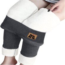 Warme thermische legging voor dames, met sherpa fleece voering, dik en warm materiaal, hoge taille, buikcorrigerend effect, yogabroek, billenliftende