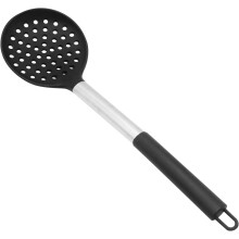 Colher perfurada resistente a altas temperaturas, utensílio de cozinha antiaderente de peça única e sem emendas para massas, legumes e muito mais,