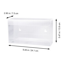 2Stk Durchsichtige Handschuhorganizer Wandspender Mit Design
