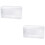 2Stk Durchsichtige Handschuhorganizer Wandspender Mit Design 6
