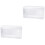 2Stk Durchsichtige Handschuhorganizer Wandspender Mit Design 3