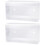 2Stk Durchsichtige Handschuhorganizer Wandspender Mit Design 5