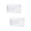2Stk Durchsichtige Handschuhorganizer Wandspender Mit Design 7