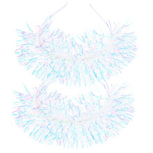 10Stk Glitzer Haarband Tinsel Kinder Haarreif Haarschmuck
