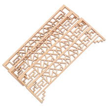 16Stk Präzise Holz-Onlays Beige Für Puppenhausmodell Und