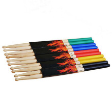 10Paare Farbige 7A Maple Drum Sticks, Holz Drum Mallets Für Musiker