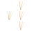 16Stk Messing Rundstab Set Golden Für DIY Basteln Modell 8