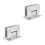 2Sets Silberne Duschglastür Scharniere, , Robust, Badgeeignet 9