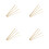 16Stk Messing Rundstab Set Golden Für DIY Basteln Modell 4