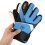 4Stk Torwarthandschuhe Kinder Multifarbe PU Nonslip Schutzhandschuhe 3