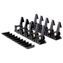 36Pares Cerraduras Protectores Para Muebles Negro Con Resorte Fácil