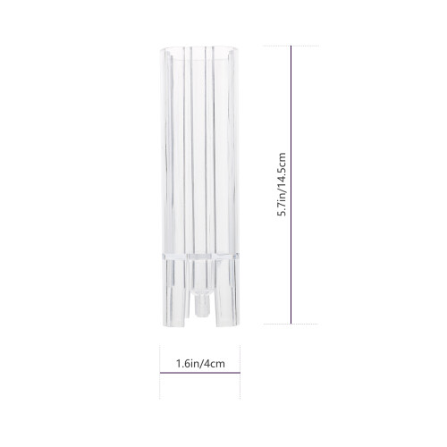 1Ud De Cera Transparente En Forma De Iglesia Para Velas DIY 1