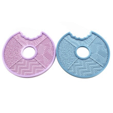 4Ud Base Silicona Para Limpieza Herramientas Maquillaje Morado