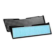 2Ud Tapas De Ventilación De Motor Plástico Negro Alta Filtración
