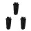 3Pièces Sac - Clip Métal Tissu Noir Mobile 8