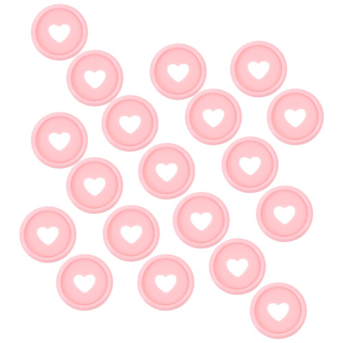250Pièces Disques D'extension Plastique Rose Pour Planner
